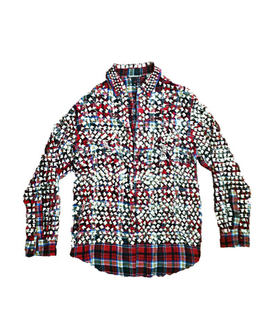Studded Flannel Shirt