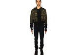 Studded Full Zip Mask Hoodie